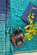 Chanderi silk suit