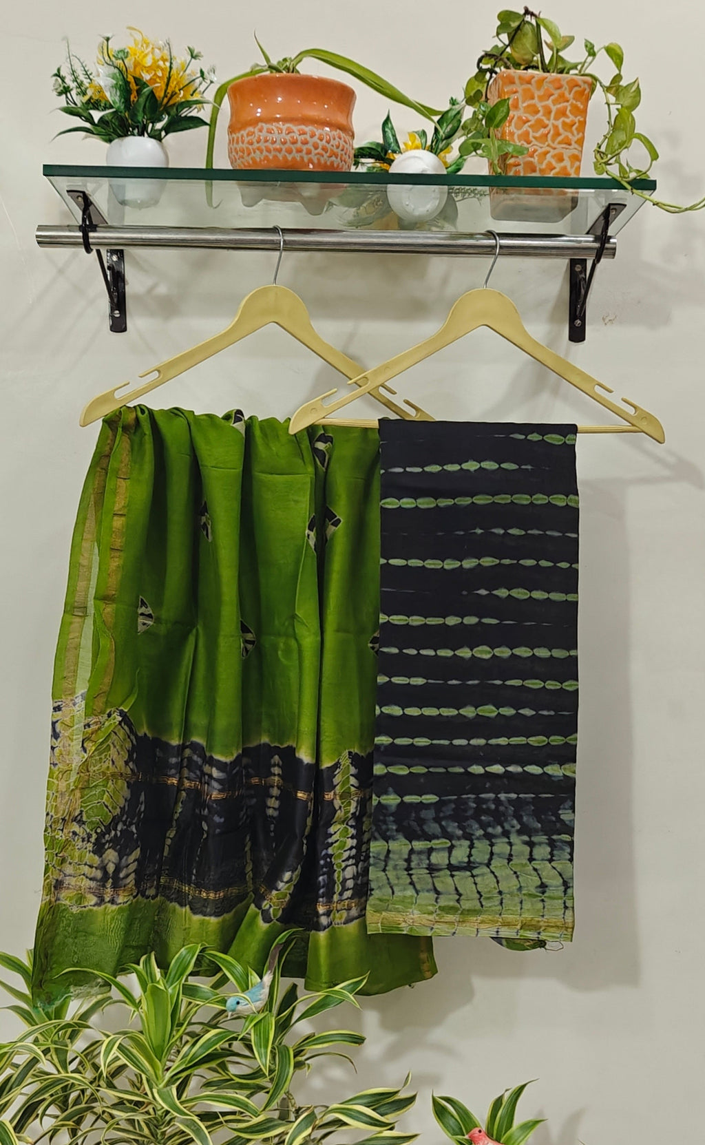 Chanderi silk suit