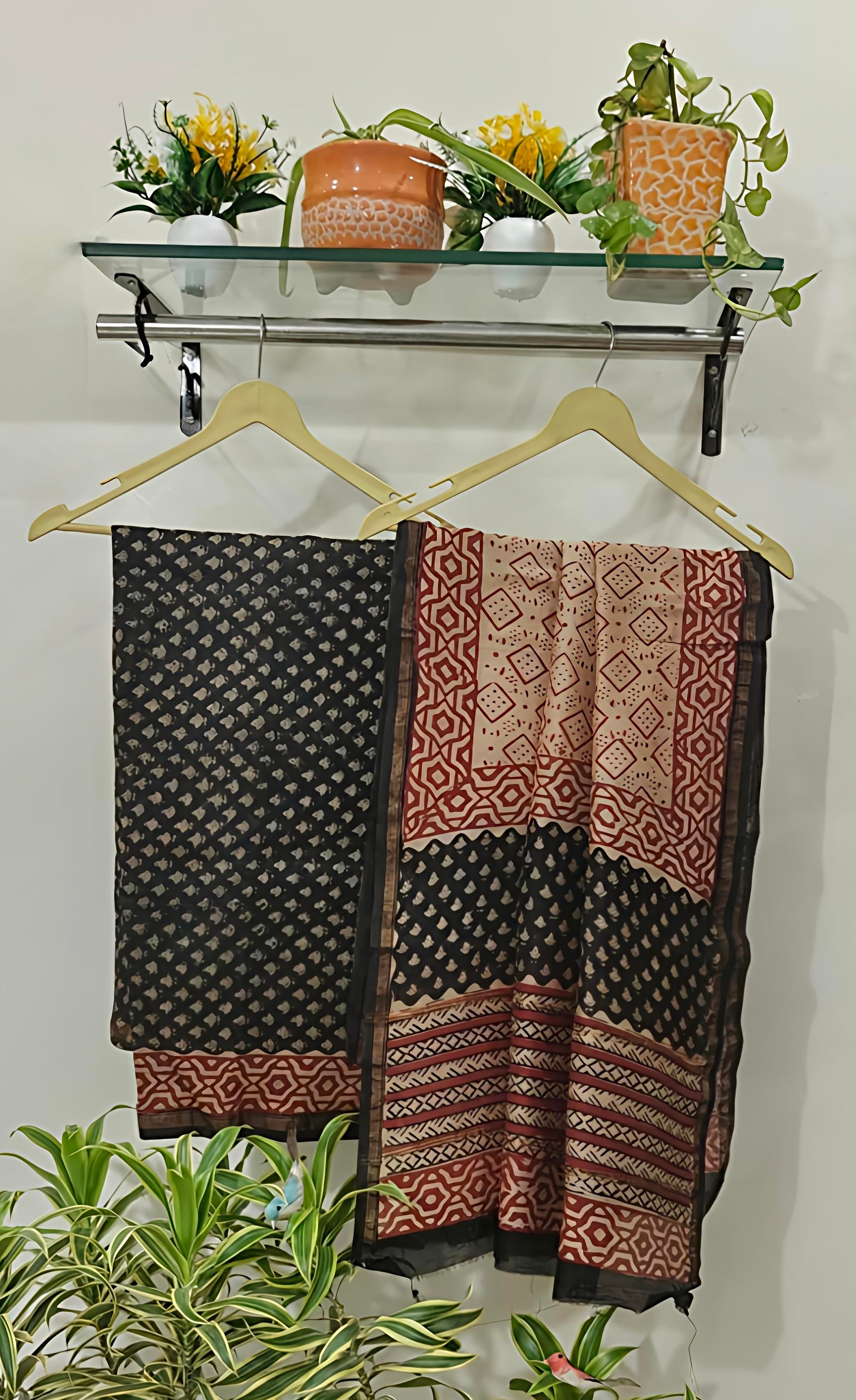 Chanderi silk suit