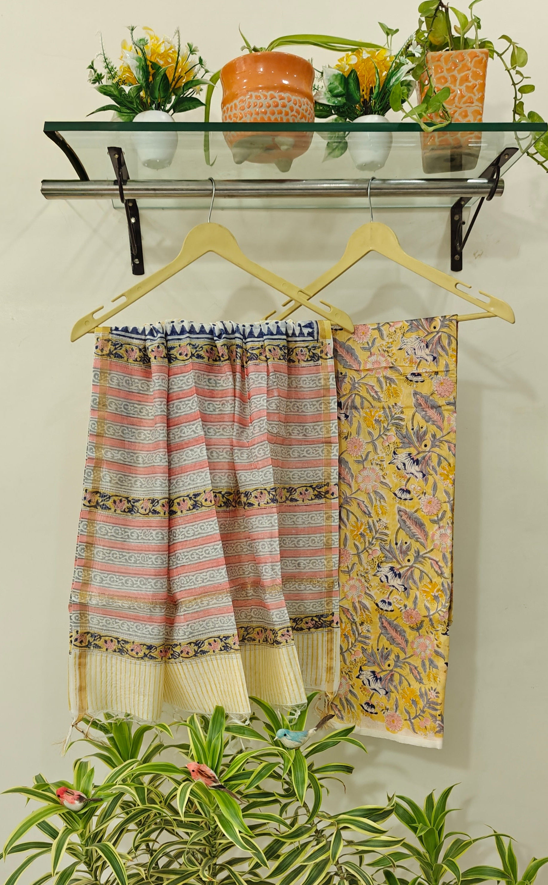 Chanderi silk suit