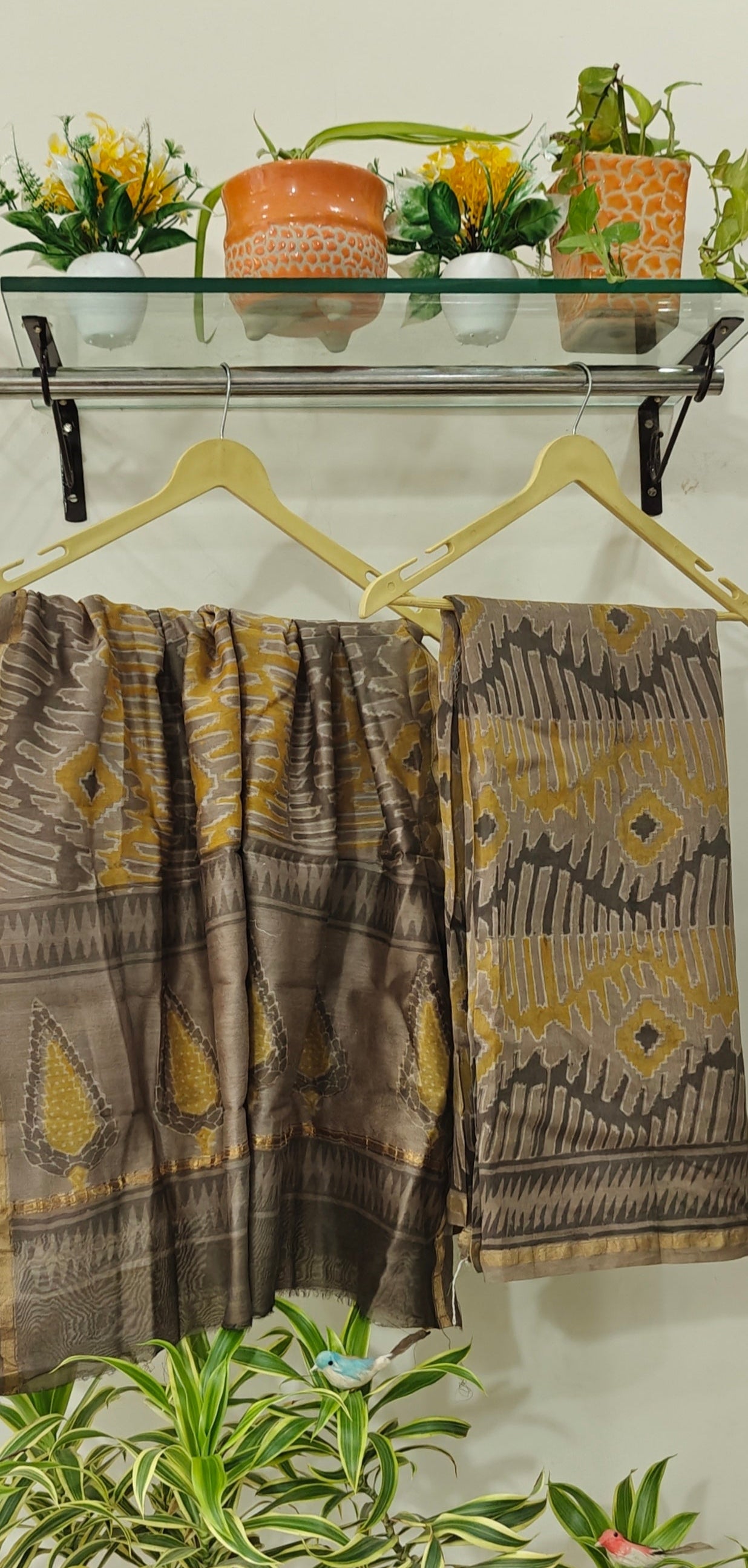 Chanderi silk suit