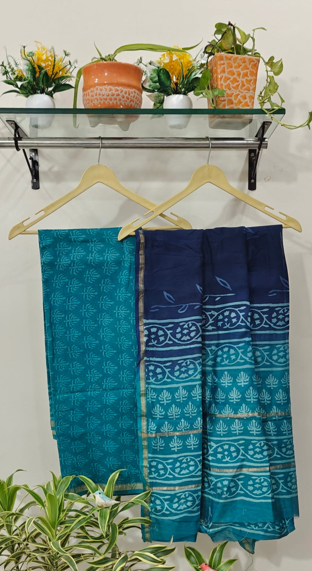Chanderi silk suit