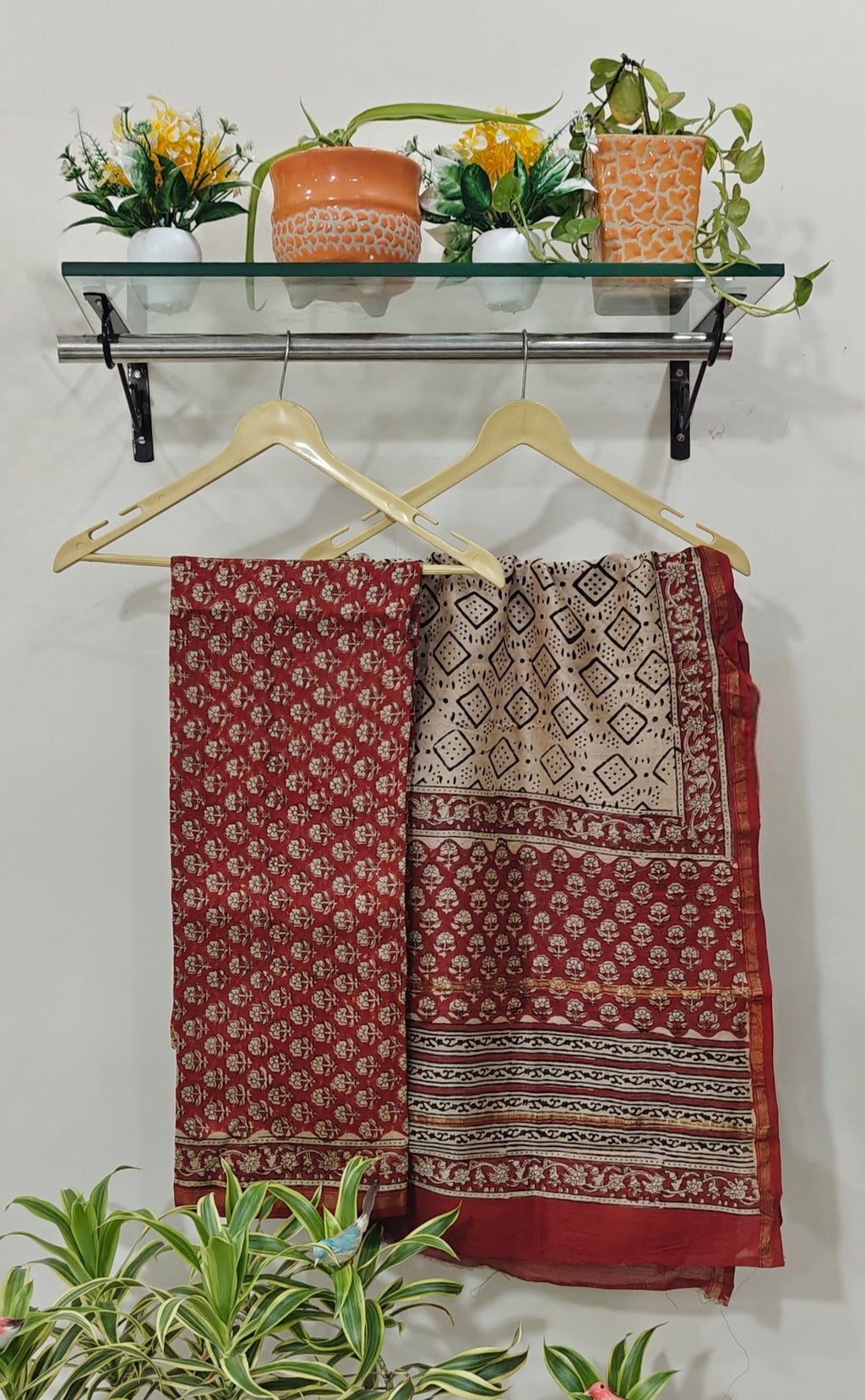 Chanderi silk suit