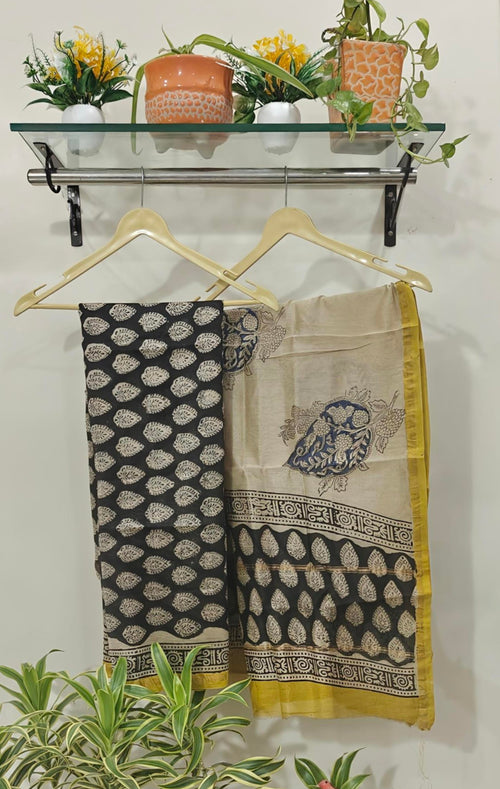 Chanderi silk suit