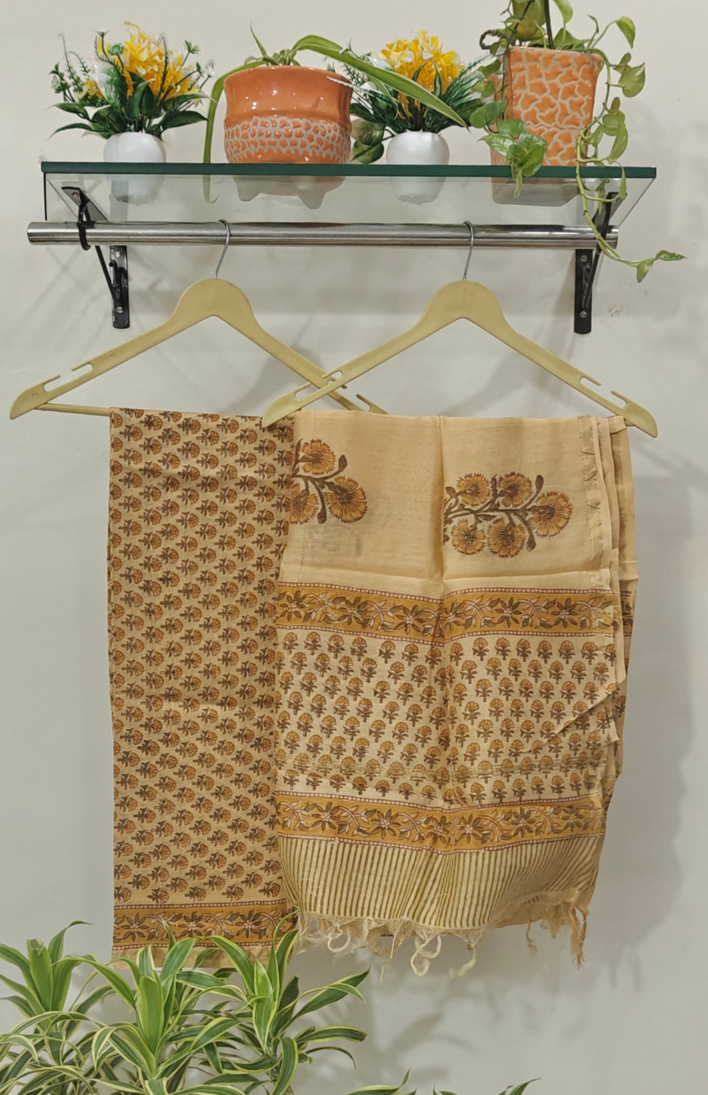 Chanderi silk suit