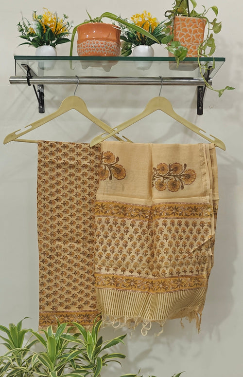 Chanderi silk suit
