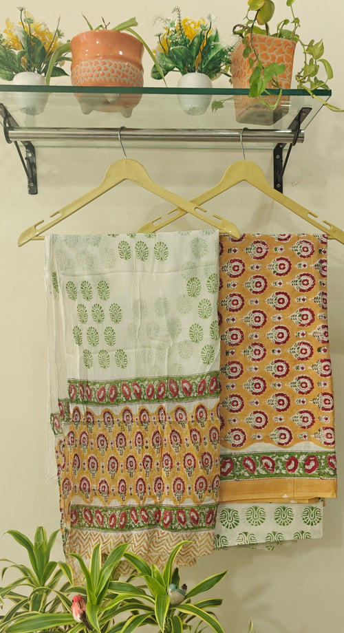 Bagru cotton suit