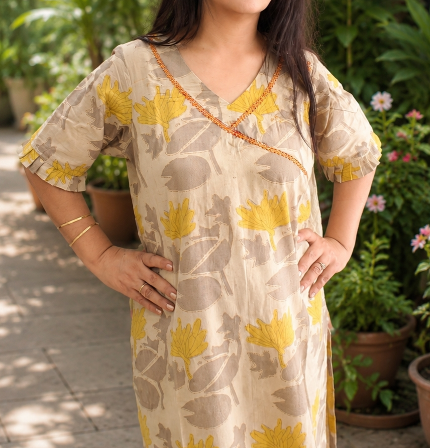 Natural dye suit