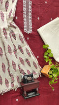 Handloom unstitched suit