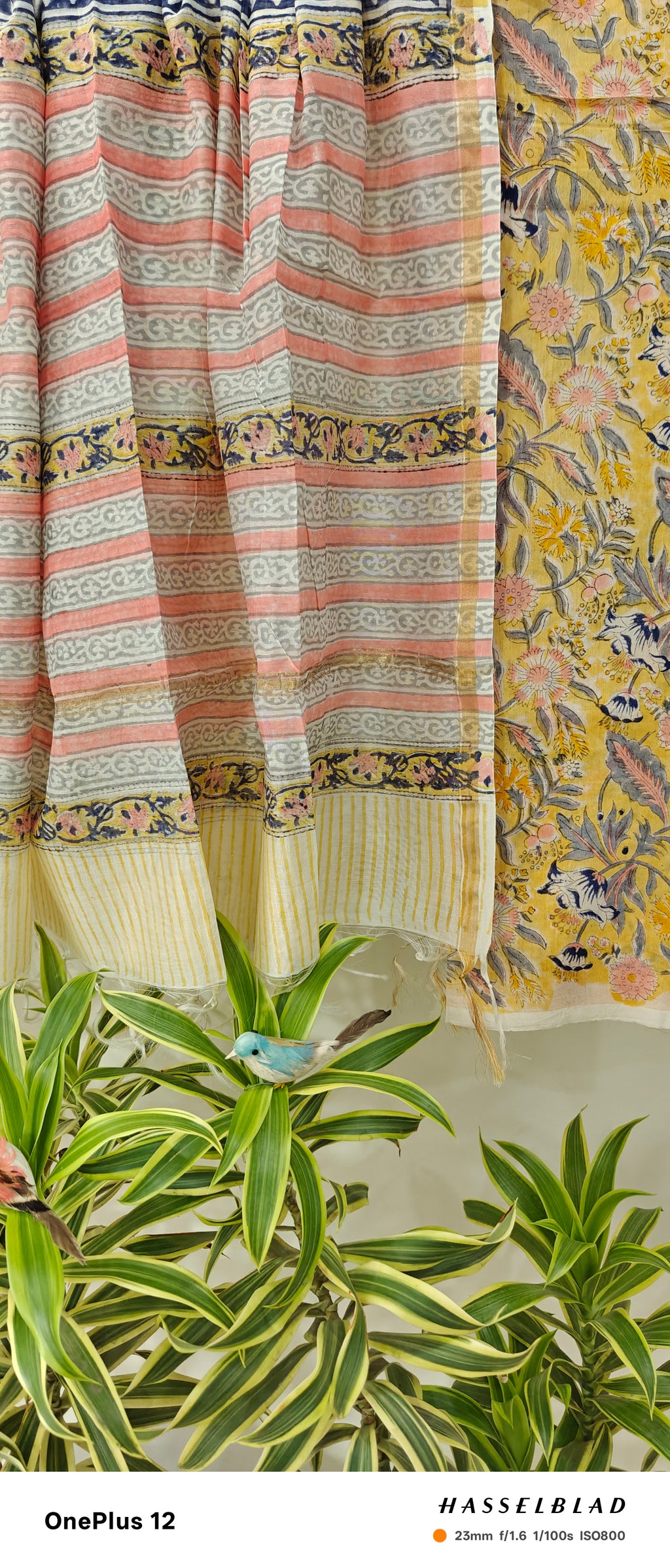 Chanderi silk suit