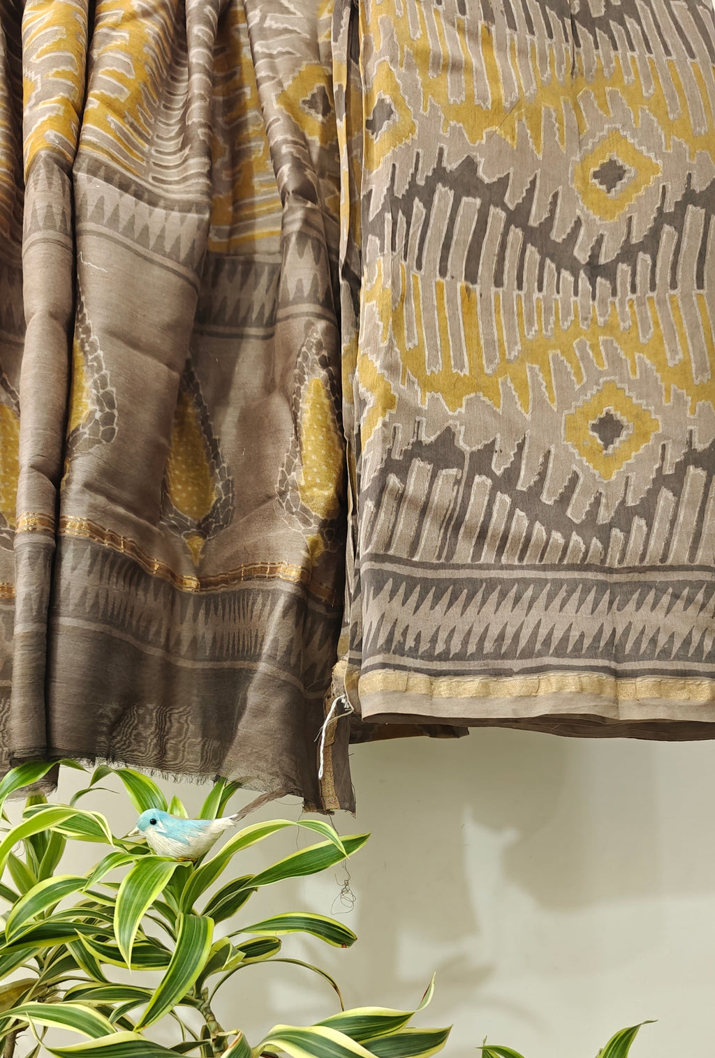 Chanderi silk suit