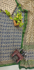 Chanderi silk suit