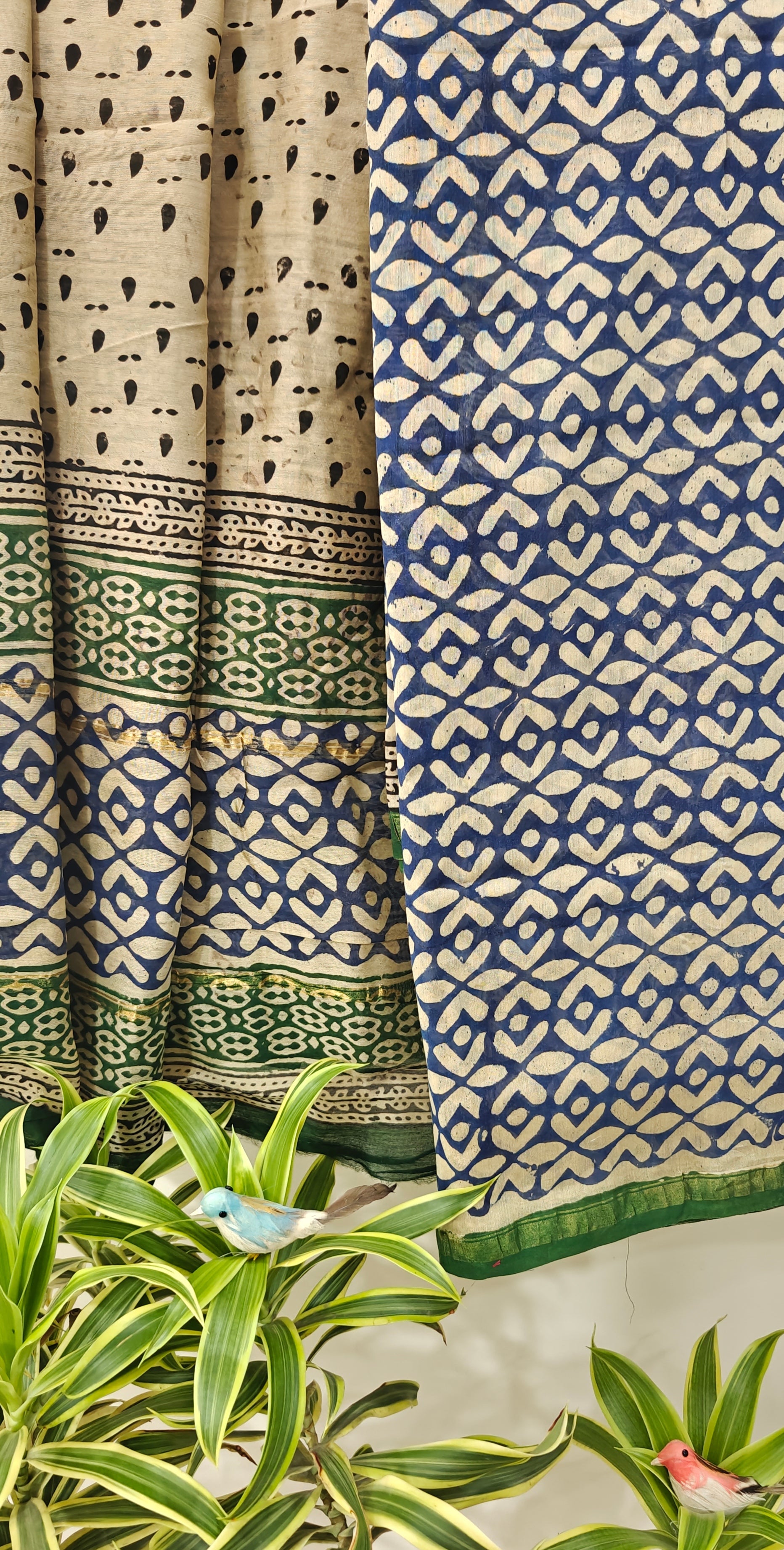 Chanderi silk suit