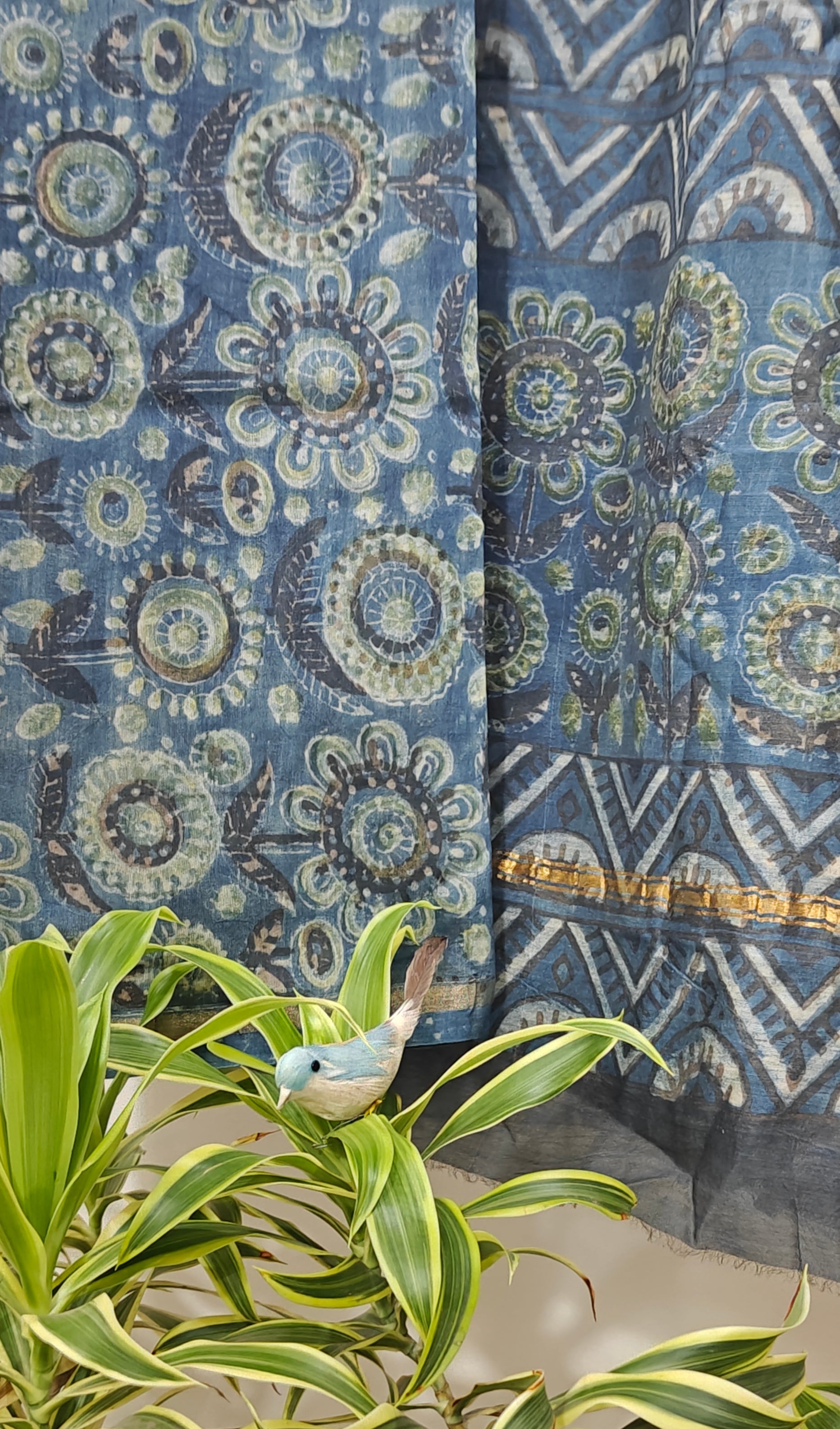 Chanderi silk suit