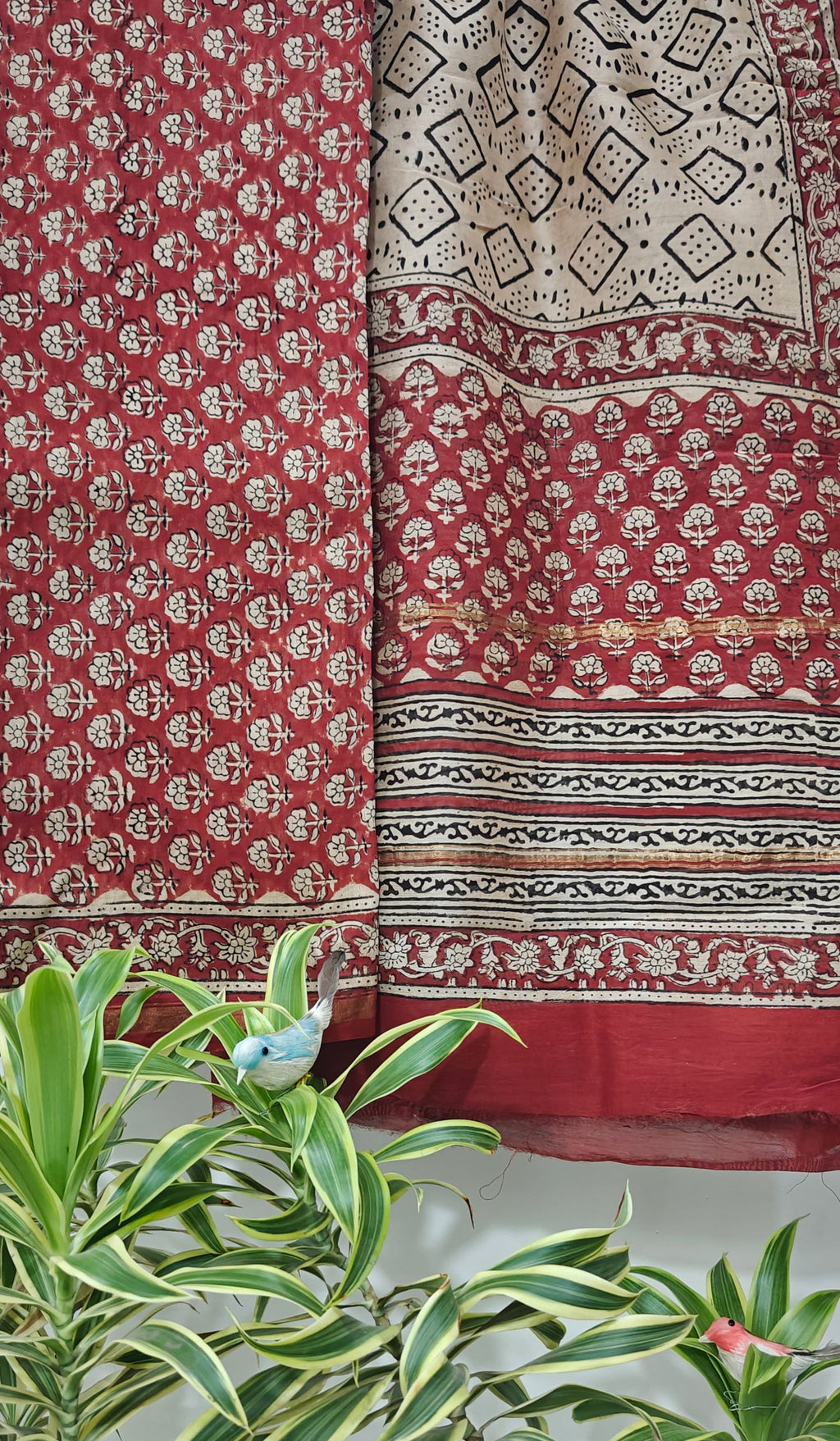 Chanderi silk suit