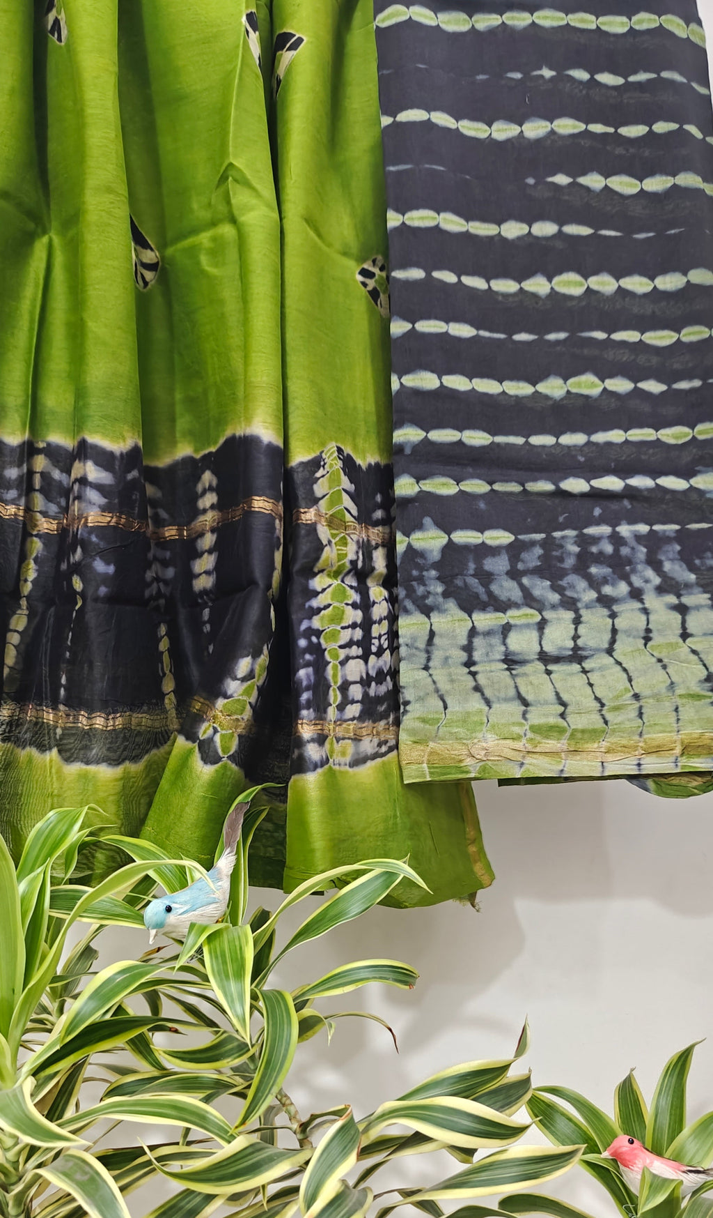 Chanderi silk suit
