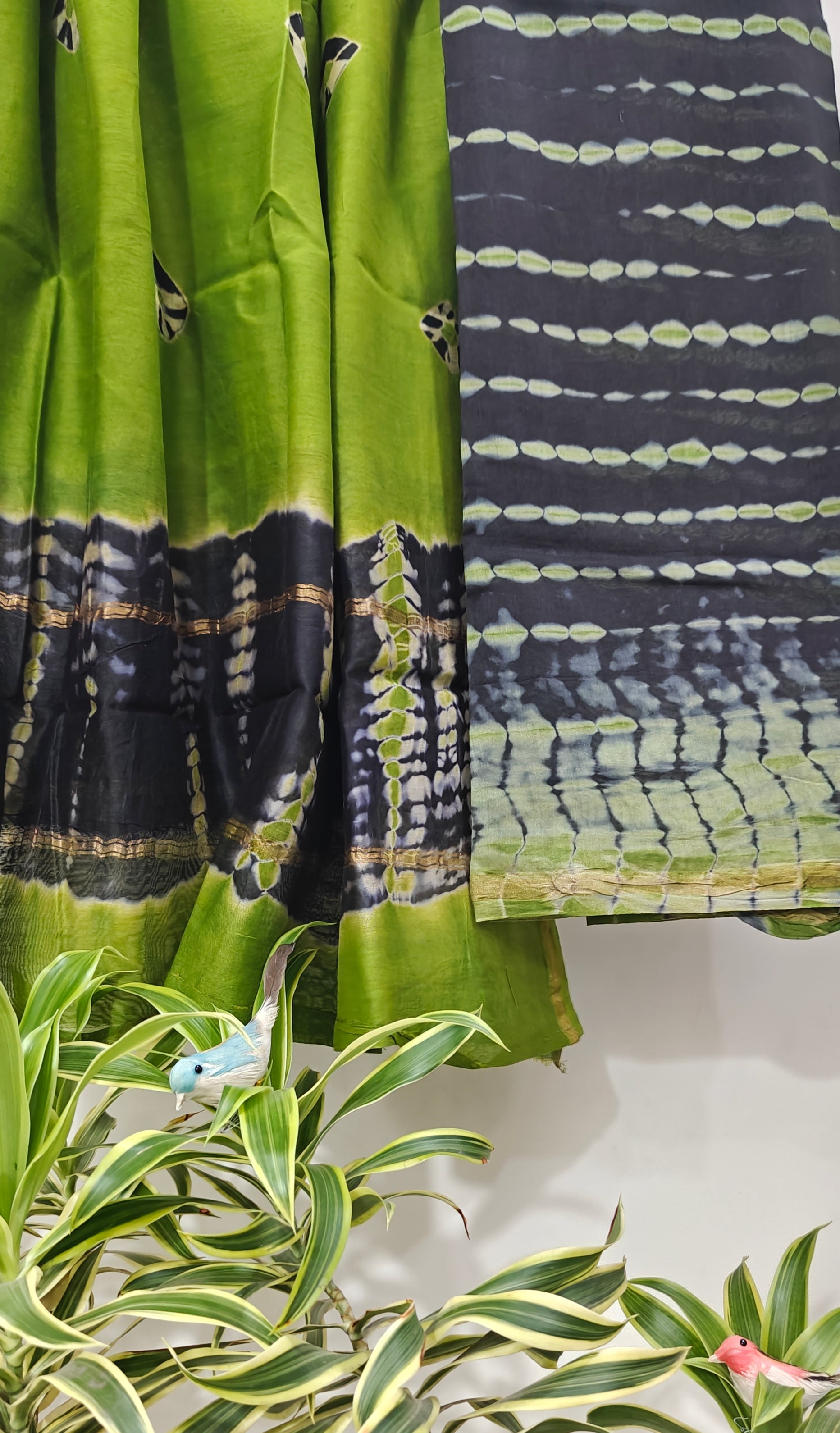 Chanderi silk suit