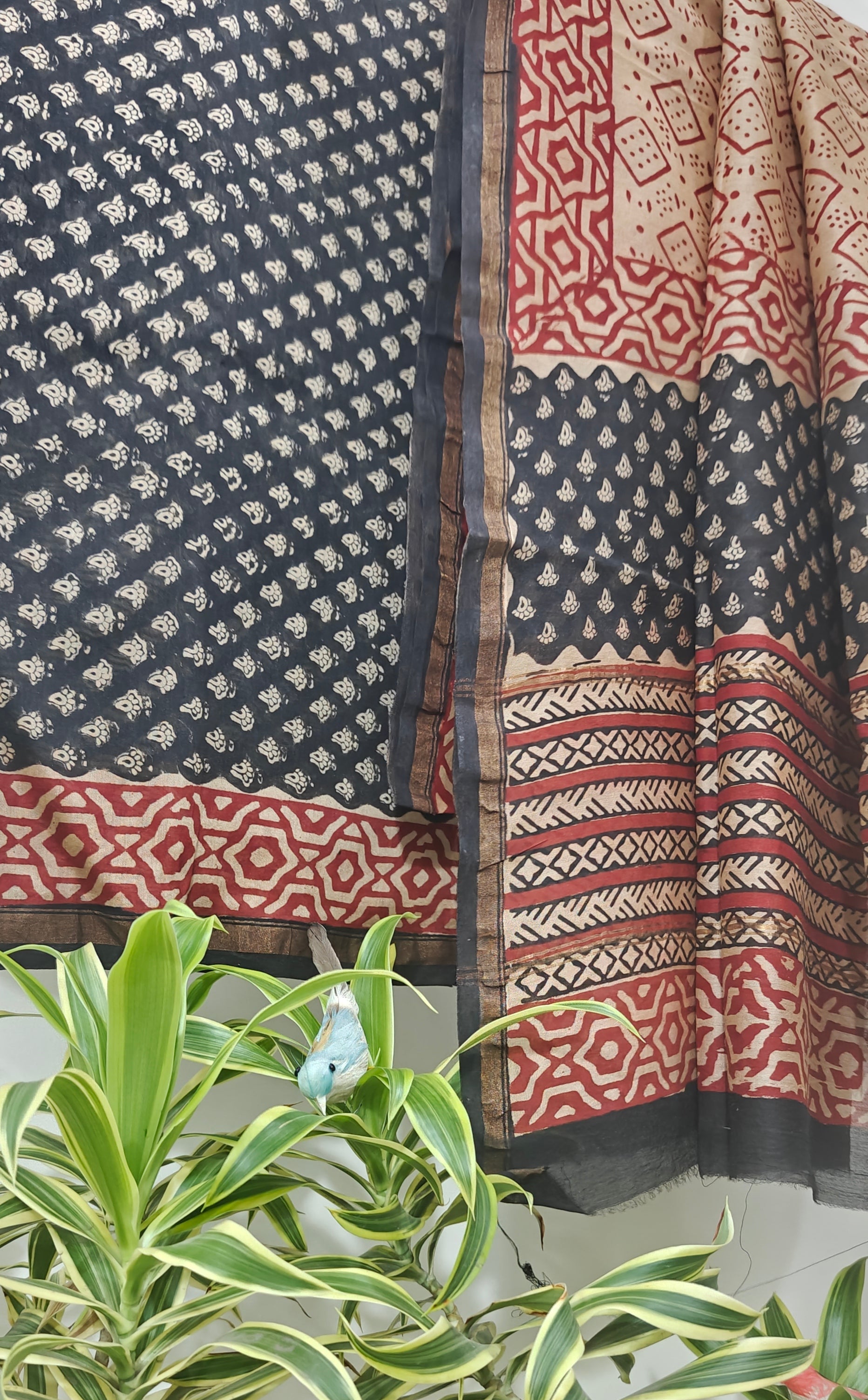 Chanderi silk suit