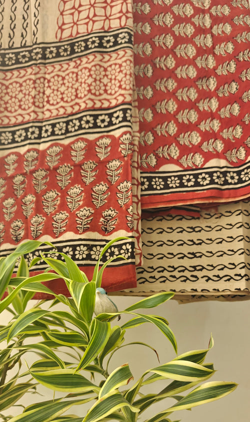 Bagru cotton suit