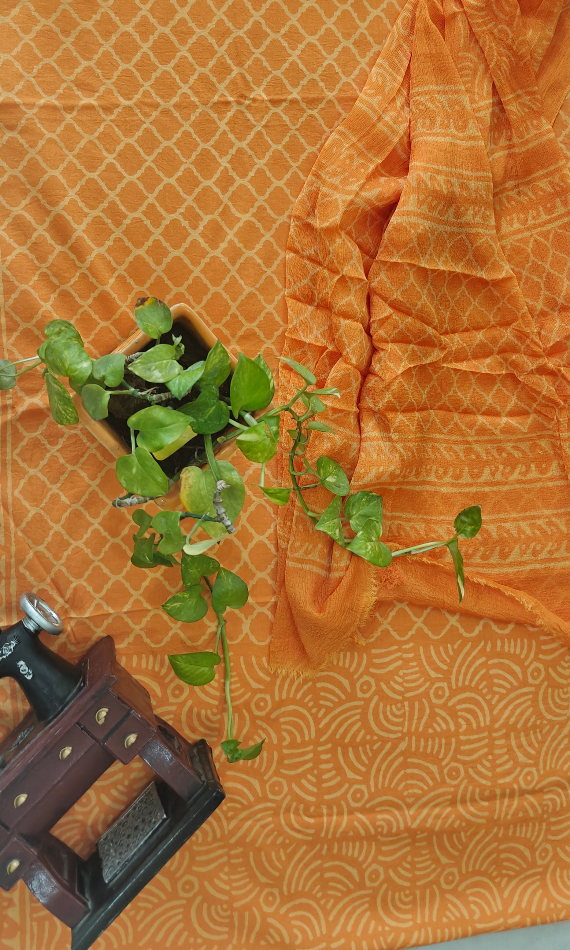 Bagru cotton suit