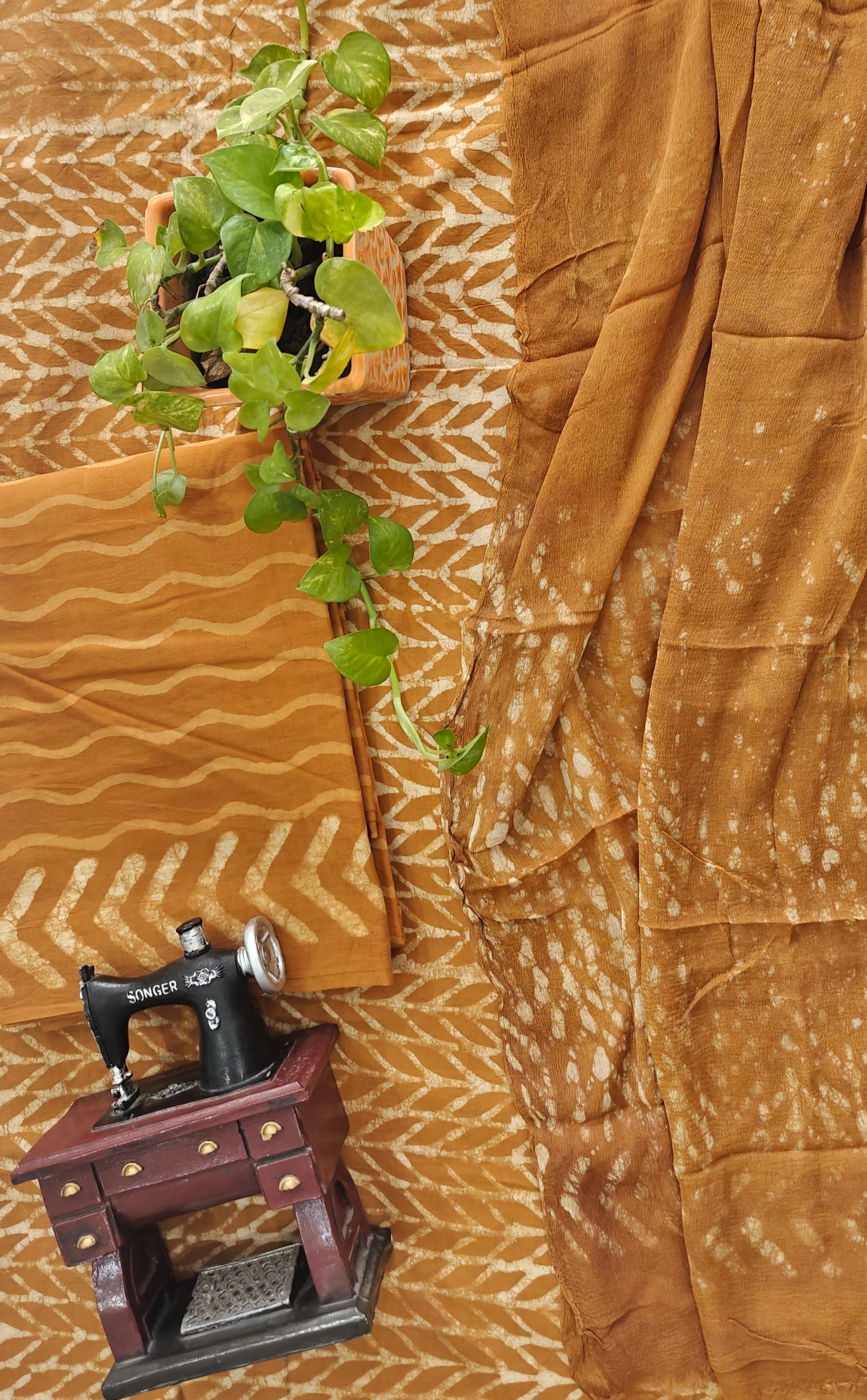 Bagru cotton suit