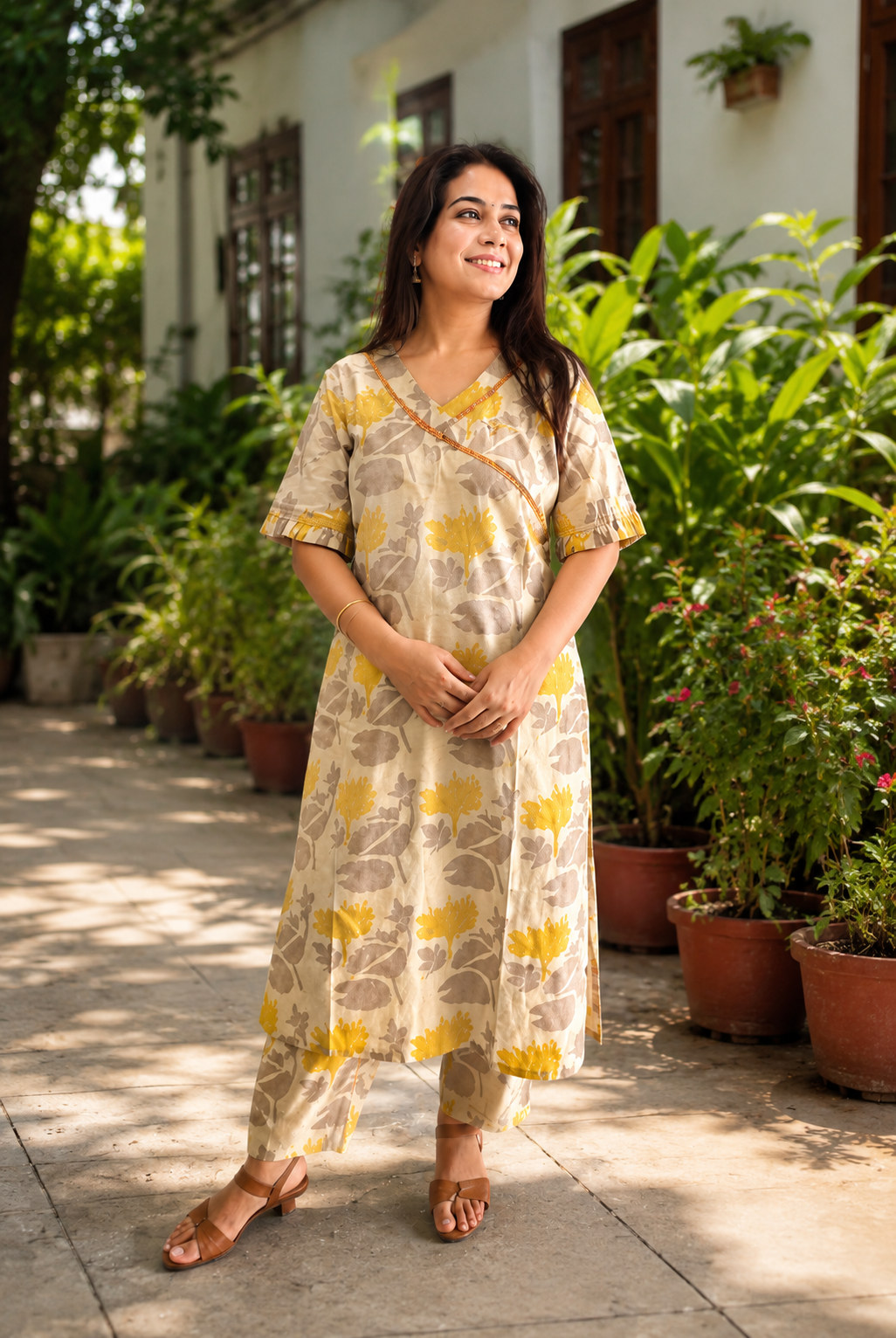 Natural dye suit