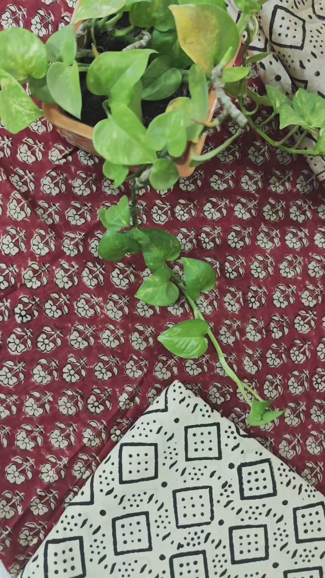 Chanderi silk suit