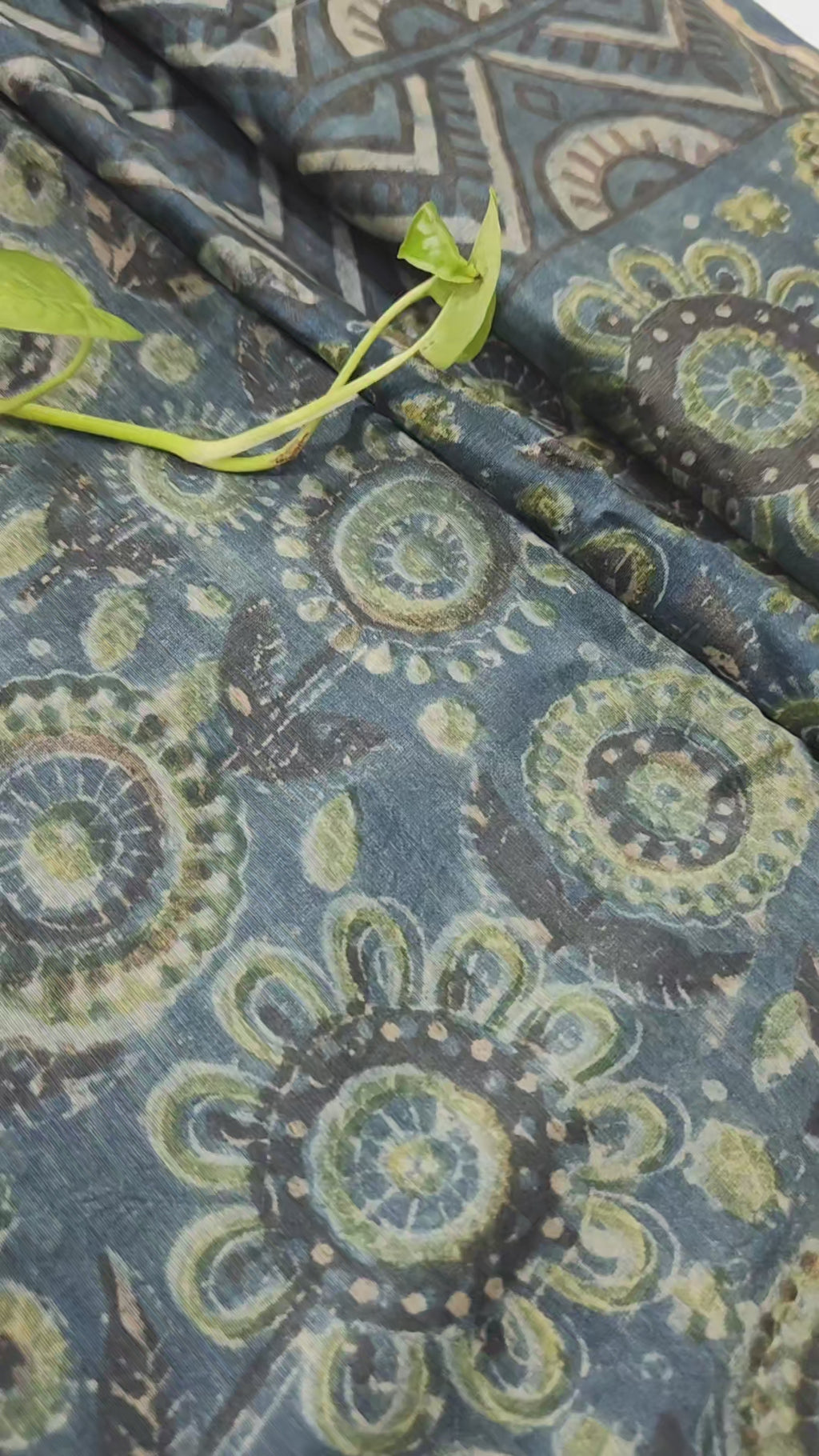 Chanderi silk suit