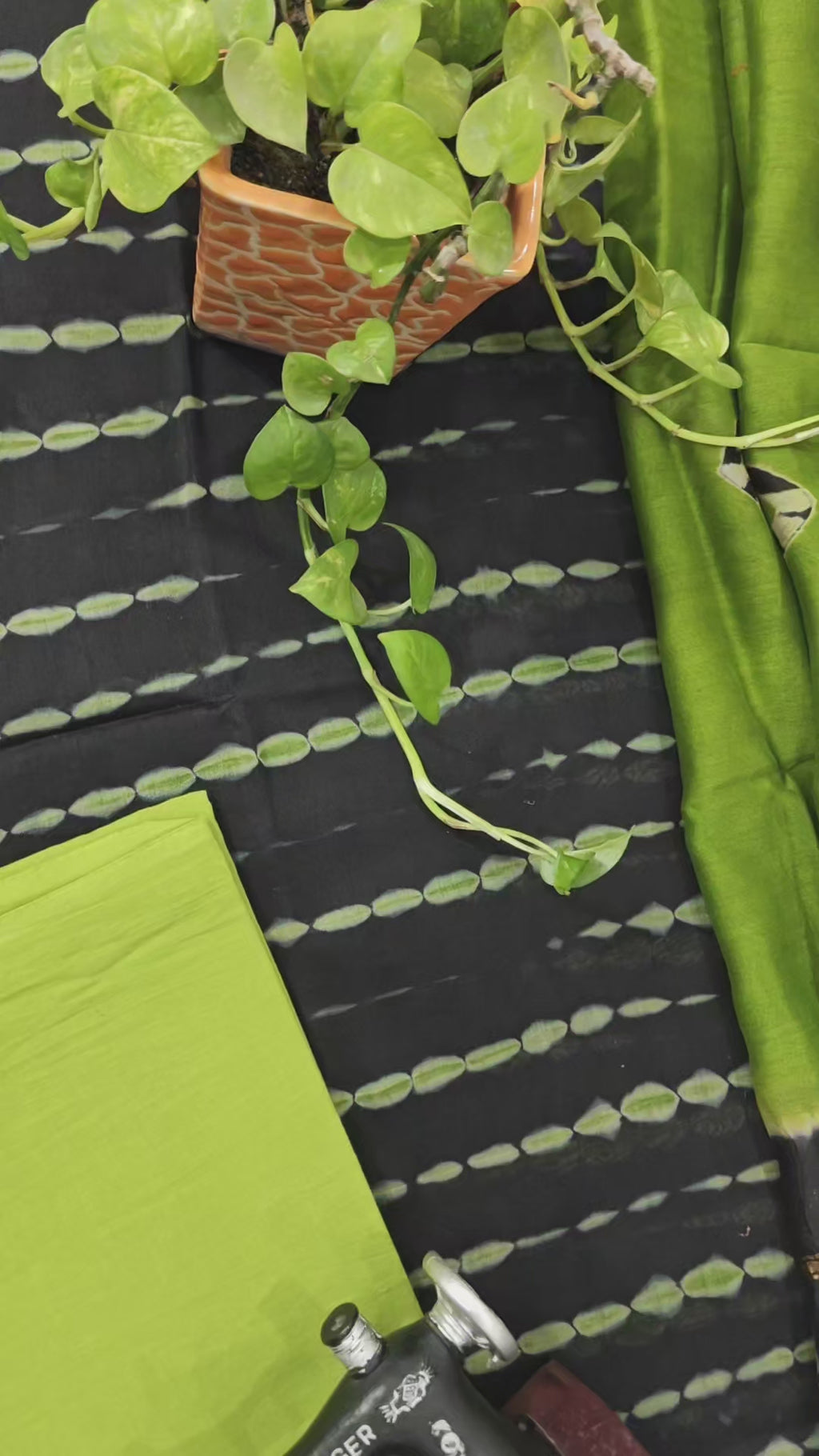 Chanderi silk suit