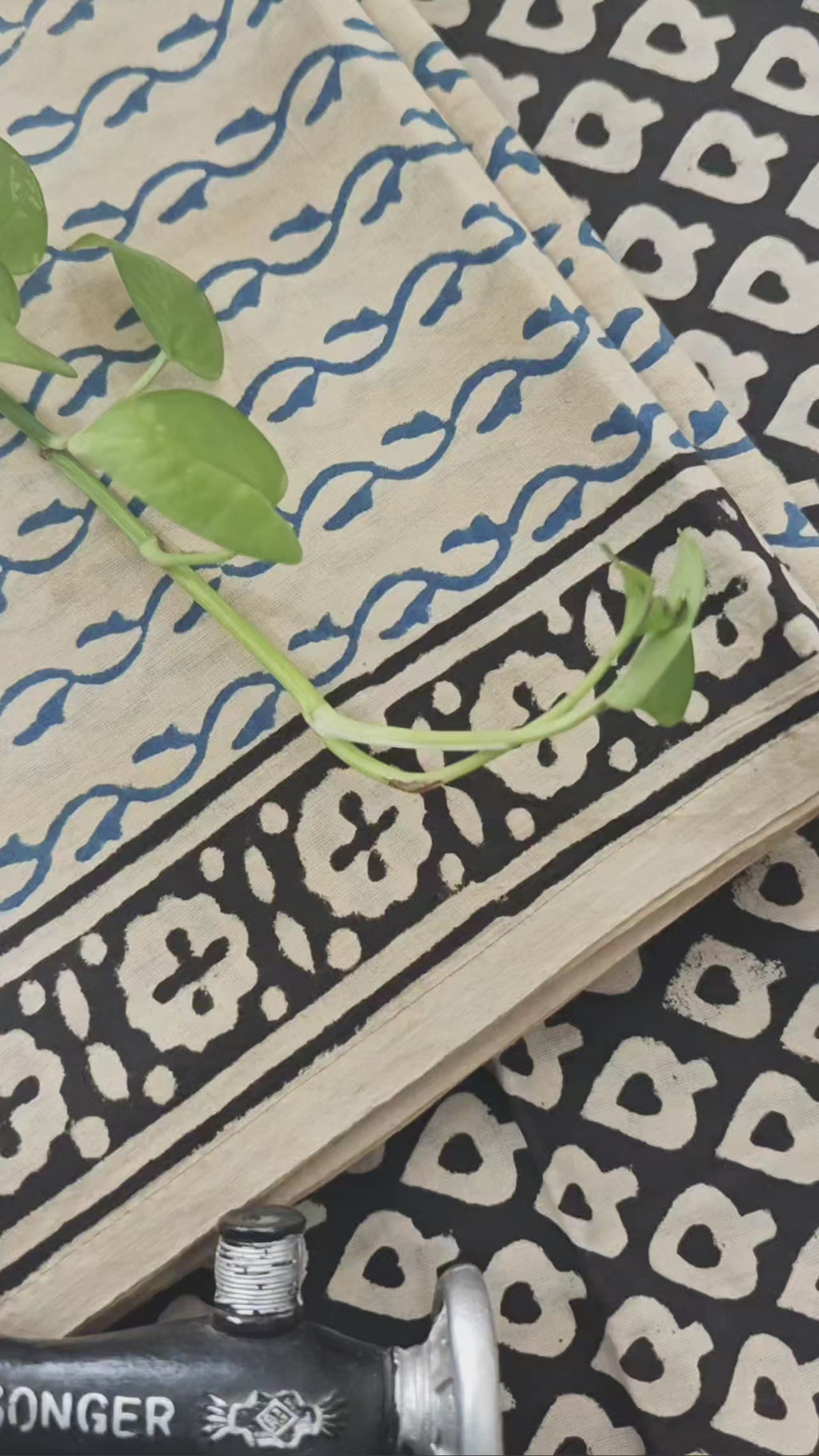 Bagru cotton suit