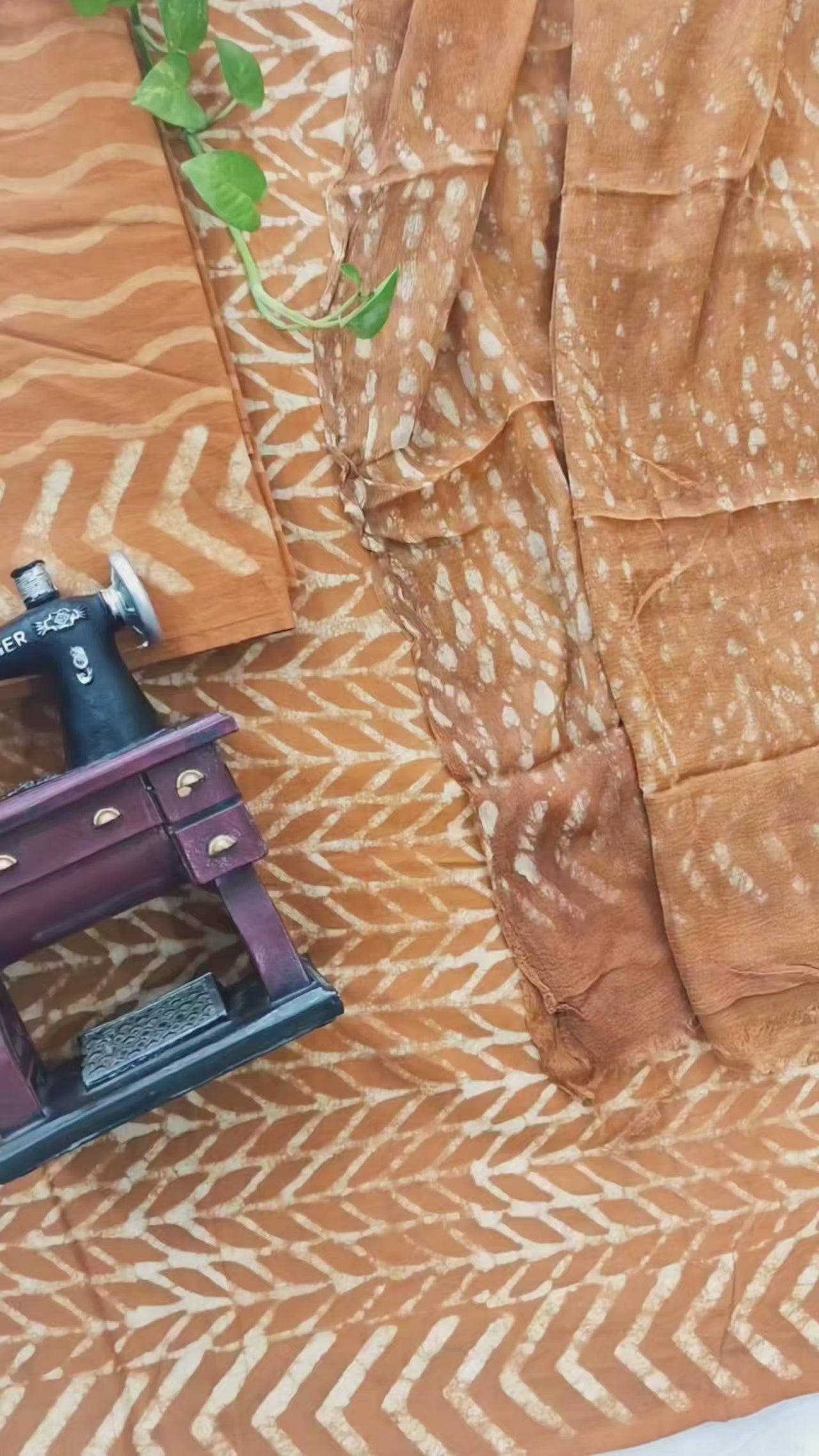 Bagru cotton suit