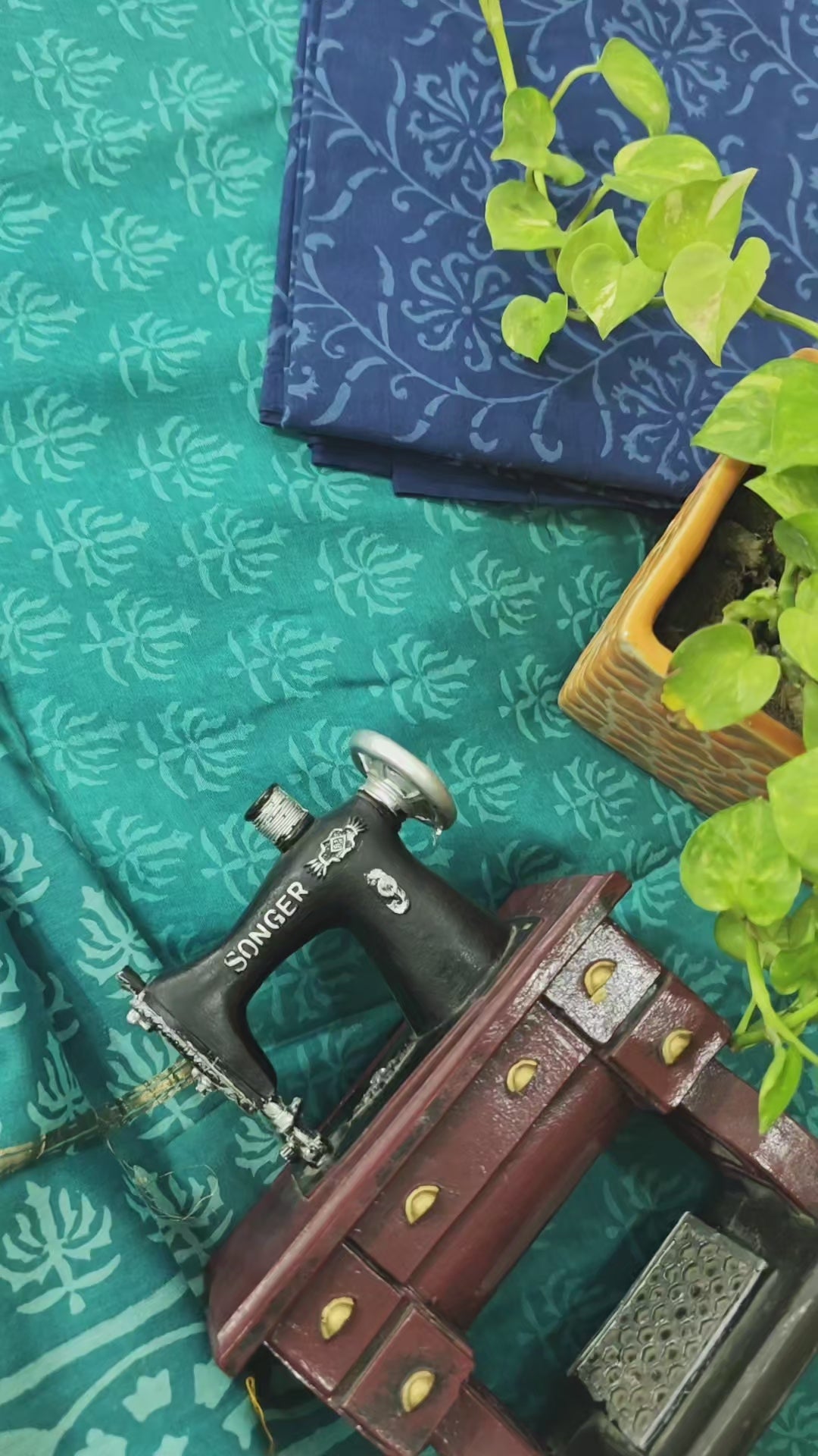 Chanderi silk suit