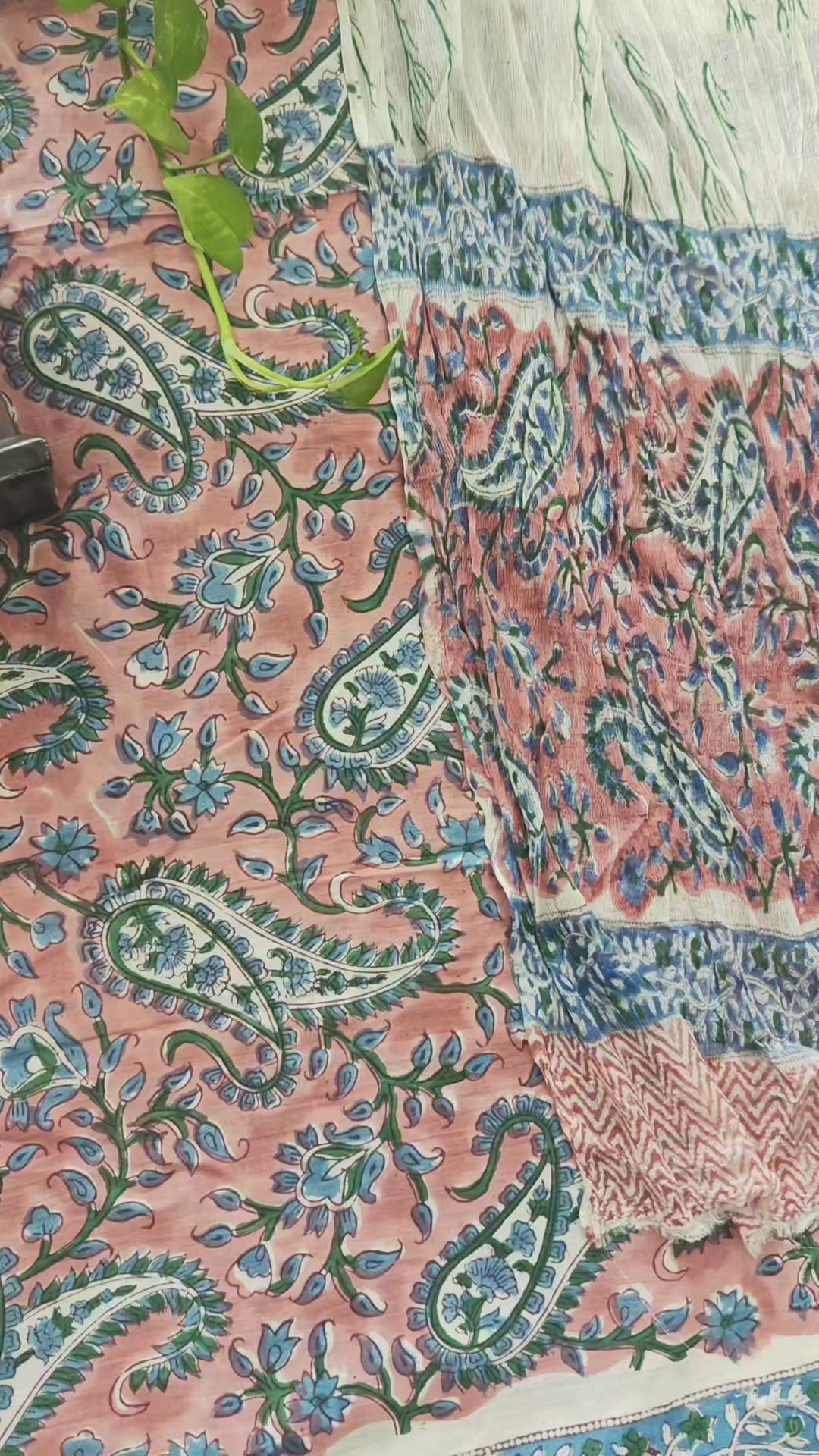 Bagru cotton suit